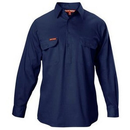 Drill Closed Front Long Sleeve Shirt