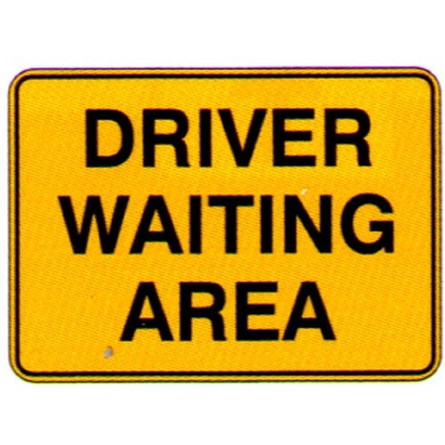 Driver Waiting Area Sign - B-PROTECTED