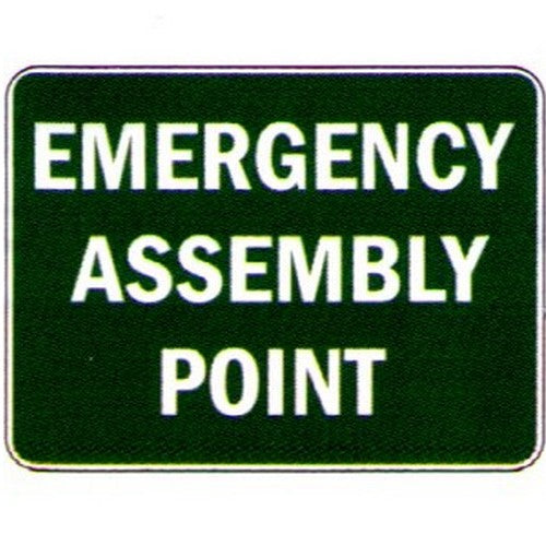 Emergency Point B Emergency Assembly Point Sign - B-PROTECTED