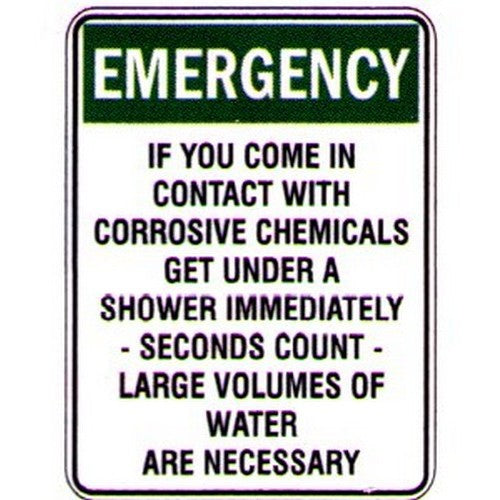 Metal 300x4Emergency If You Come Etc Sign - made by Signage