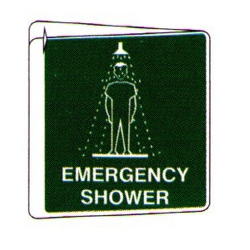 Emergency Shower WithPICTO (225X225) - made by Signage