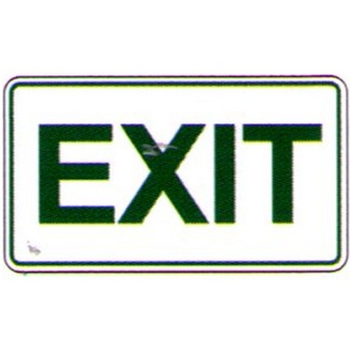 Luminous Metal 200x350mm Exit Qld Sign - made by Signage