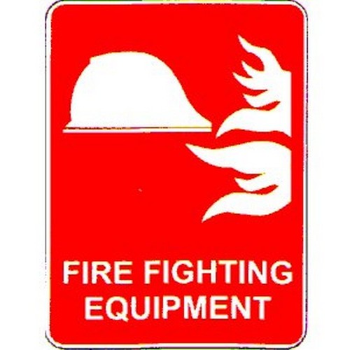Plastic 300x225mm Fire Fighting Equipment Sign - made by Signage