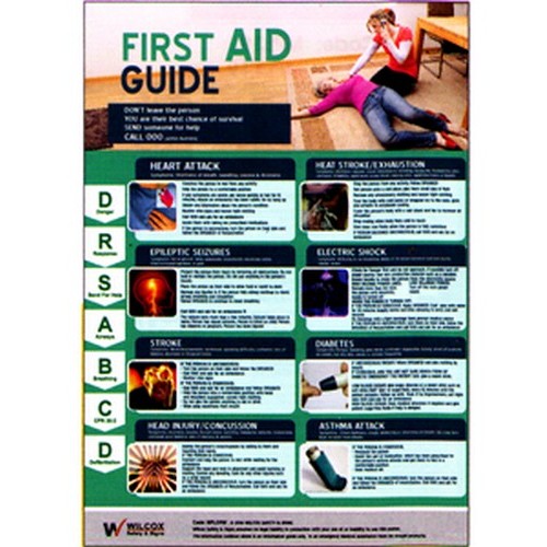 A3 Size First Aid Heart Etc Poster