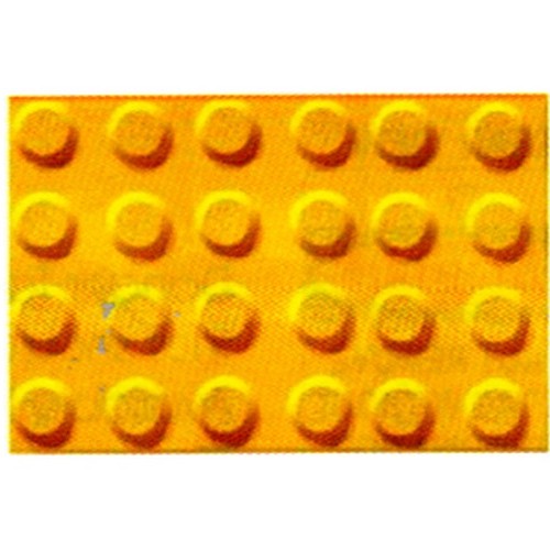 Tactile (ADH.BACK)YELLOW Haz Dot(300sqr) - made by Signage