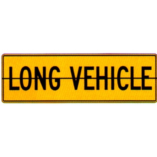 Hinged Long Vehicle Sign