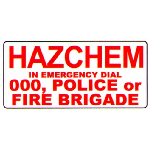B-Protected distribute this product which is made by Signage. The Metal 300x600mm Hazchem Qld Outer Warning Sign has the part number of WS-H290M