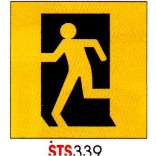 Poly 650x650mm Running Man Stencil - made by Signage