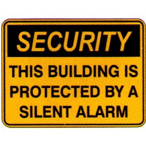 Security This Building Is.... Sign - B-PROTECTED