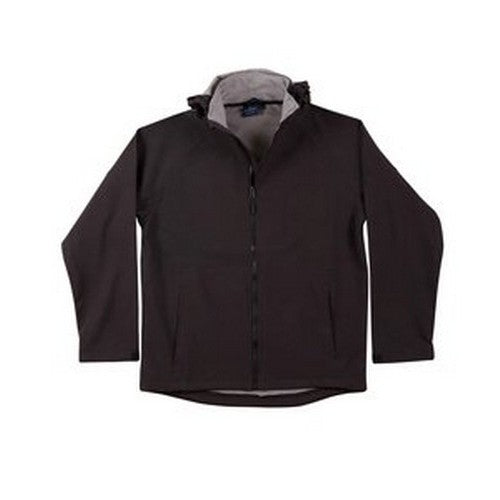 Mens Softshell Hooded Jacket - made by AIW