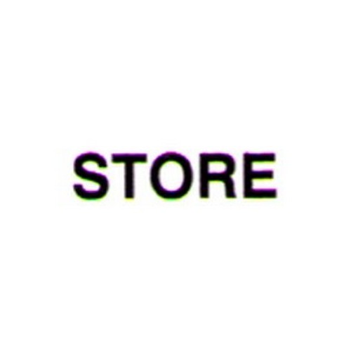 Black Vinyl STORE Door Label - made by Signage