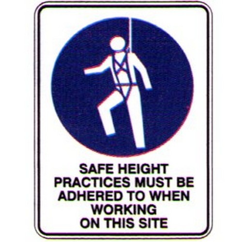 Height Check Signs Safe Height Pract. Etc Symbol On Sign - B-PROTECTED