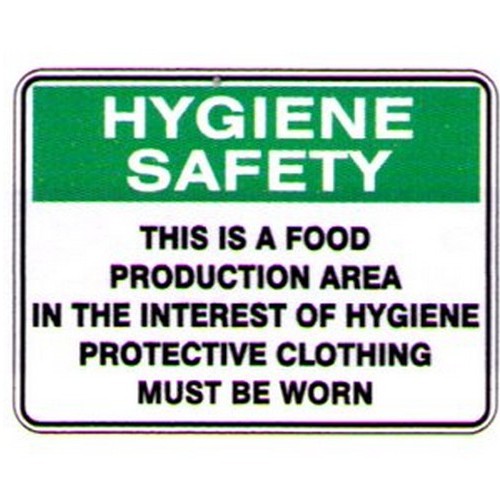 Plastic 225x300mm This Is A ...MUST Be Worn Sign