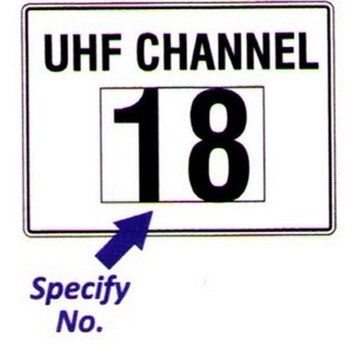 Channel Sign Out Uhf Channel With No Sign - B-PROTECTED