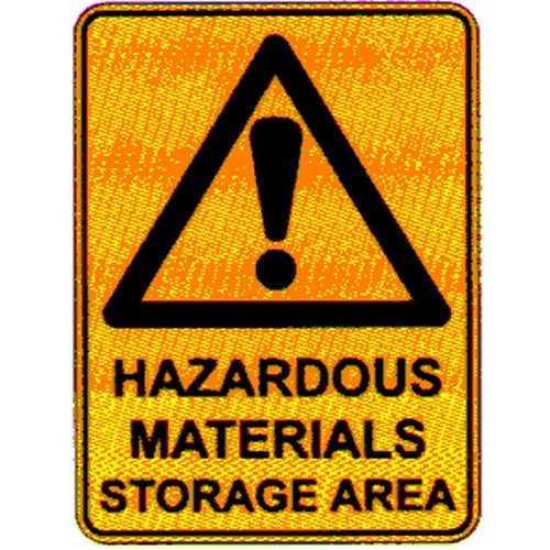 Safety Warning Sign Storage Plastic Warning Hazardous Materials Storage Sign - B-PROTECTED