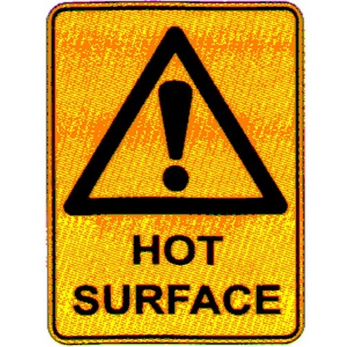 Warn Hot Surface Labels - B-PROTECTED
