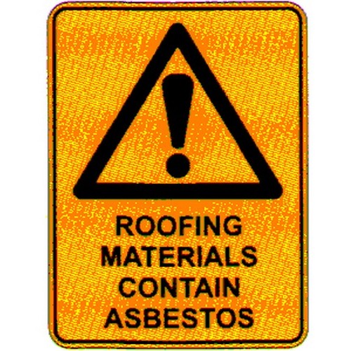 Warn Roofing Materials Sign - B-PROTECTED